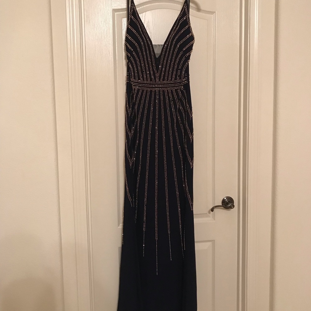 Xscape Formal Dress Navy Blue Women’s US Size 10